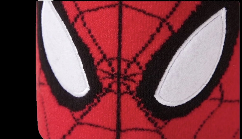 noctrnl ™ Spider-Man Knitted Beanie Hat Red Winter Warm Cap