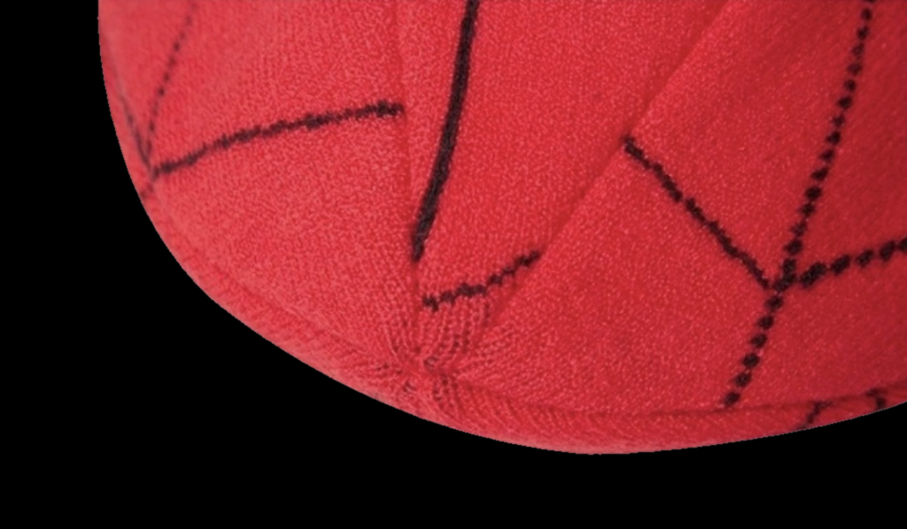 noctrnl ™ Spider-Man Knitted Beanie Hat Red Winter Warm Cap