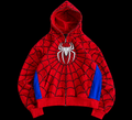 noctrnl ™ Spider-Man Men’s Full-Zip Mask Hoodie Long-Sleeve red